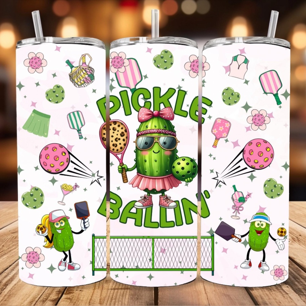 Pickle Ballin 20 oz. Stainless Steel Tumbler